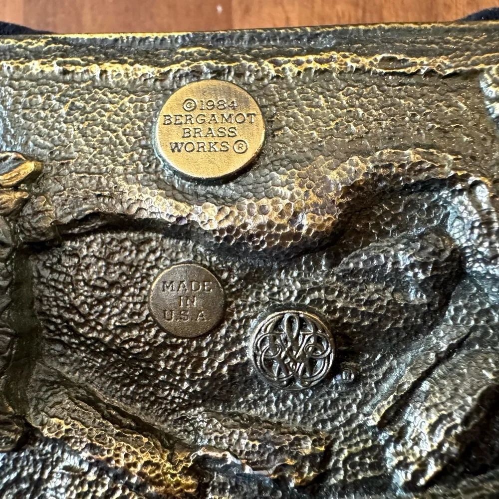 Vintage Bergamot Brassworks Pool Table Buckle